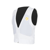 Equestro Kids' Level 2 Back Protector With Chest Padded #colour_white