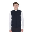 Equestro Men's Vest In Breathable Technical Fabric #colour_blue