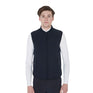 Equestro Men's Vest In Breathable Technical Fabric #colour_blue
