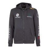 Equestro Men's Hoddie With Multilogo Patches #colour_grey