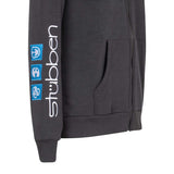 Equestro Men's Hoddie With Multilogo Patches #colour_grey