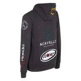 Equestro Men's Hoddie With Multilogo Patches #colour_grey