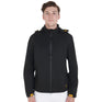 Equestro Men's Three-Layer Technical Raincoat #colour_black