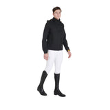 Equestro Men's Three-Layer Technical Raincoat #colour_black