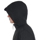 Equestro Men's Three-Layer Technical Raincoat #colour_black