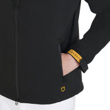 Equestro Men's Three-Layer Technical Raincoat #colour_black