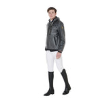 Equestro Men's Transparent Technical Raincoat #colour_grey