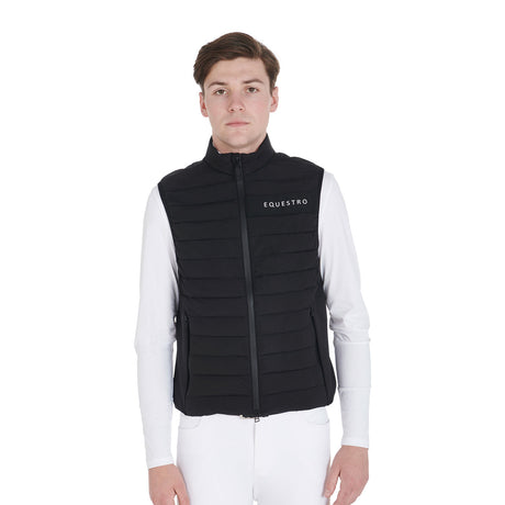 Men's vest in windproof technical fabric