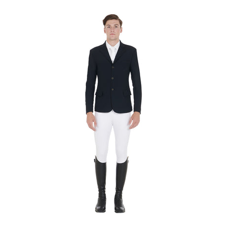 Men's competition jacket with side zip pocket