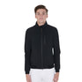 Equestro Men's Jacket In Technical Fabric With Pull-Out Hood #colour_black