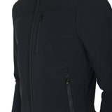 Equestro Men's Jacket In Technical Fabric With Pull-Out Hood #colour_black