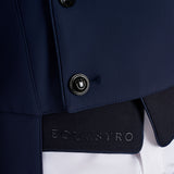 Equestro Men's Competition Dressage Tailcoat In Technical Fabric #colour_blue