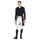 Equestro Men's Competition Dressage Tailcoat In Technical Fabric #colour_black
