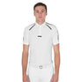 Equestro Men's Slim Fit Short Sleeve Competition Polo Shirt #colour_white