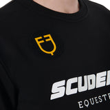 Equestro Scuderia Equestro Men's Crewneck Sweatshirt #colour_black