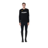 Equestro Scuderia Equestro Men's Crewneck Sweatshirt #colour_black