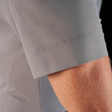Equestro Equestro Ridertechnology Men's Competition Polo Shirt Short Sleeves And Buttons #colour_grey