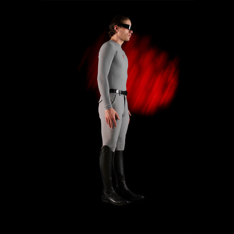 Equestro Equestro Ridertechnology Men's Base Layer Long Sleeves #colour_grey