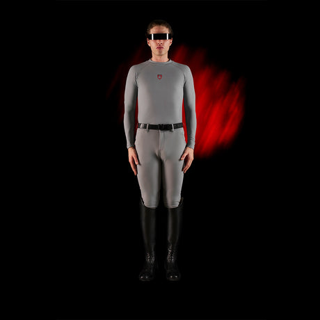 Equestro Equestro Ridertechnology Men's Base Layer Long Sleeves #colour_grey