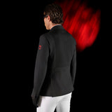 Equestro Equestro Ridertechnology Men's Competition Jacket Heat-Sealed Seams #colour_black