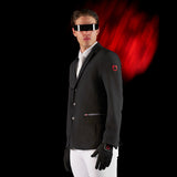 Equestro Equestro Ridertechnology Men's Competition Jacket Heat-Sealed Seams #colour_black