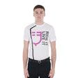 Equestro Men's Ride It Live It Slim Fit T-Shirt With Logo #colour_white