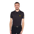 Equestro Man's Scuderia Equestro Collection Polo #colour_black