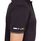 Equestro Man's Scuderia Equestro Collection Polo #colour_black