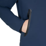 Equestro Men's Waterproof And Windproof Jacket In Nylon #colour_blue