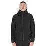 Equestro Men's Waterproof And Windproof Jacket In Nylon #colour_black