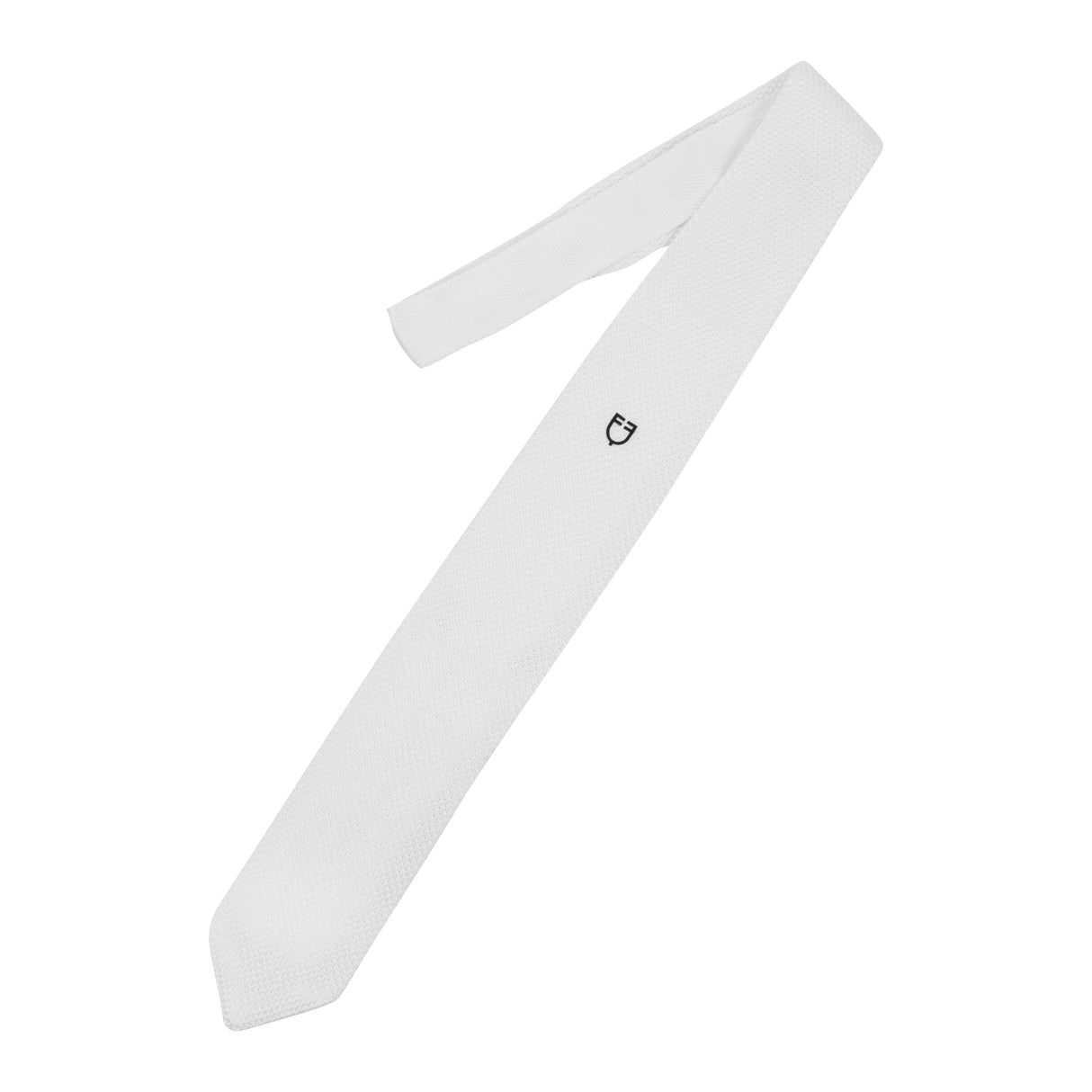 Equestro Men's Logo Tie #colour_white