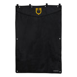 Equestro Long Stable Curtain With Embroidered Logo #colour_black
