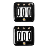 Equestro Competition Number Holder With Crystals