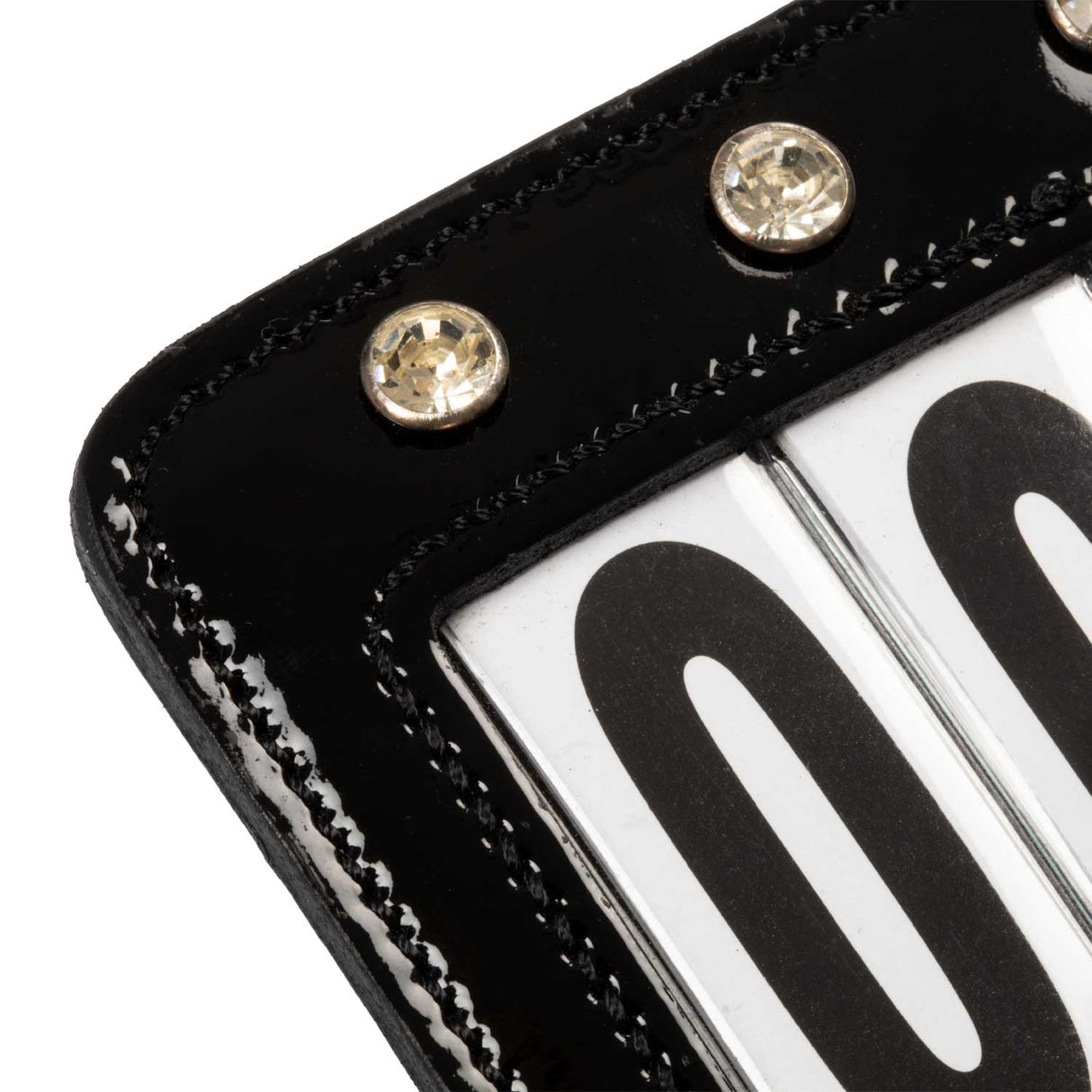 Equestro Competition Number Holder With Crystals