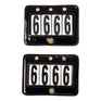 Equestro 4 Digits Competition Number Holder With Crystals