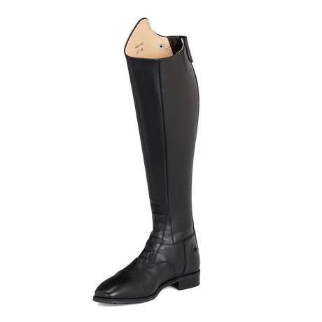Unisex boots with laces and back zip