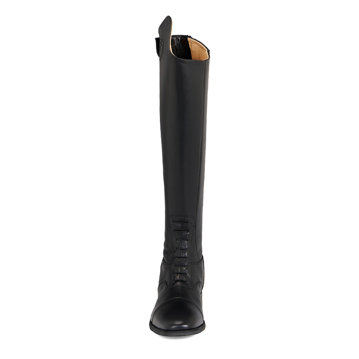 Unisex boots with laces and back zip