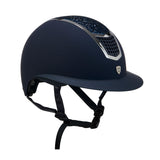Equestro Helmet With Rhinestones And Wide Visor