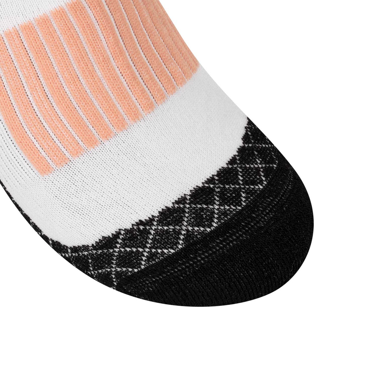Equestro Sock In Technical And Breathable Fabric With Logo #colour_black-white-pink