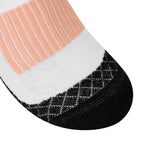 Equestro Sock In Technical And Breathable Fabric With Logo #colour_black-white-pink
