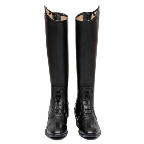 Unisex boots with laces and multilogo insert