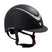 Equestro Unisex Helmet With Shiny Frame #colour_black-silver