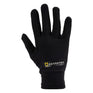 Equestro Unisex Gloves In Fleece Fabric #colour_black
