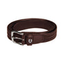 Equestro Elastic Leather Belt #colour_brown