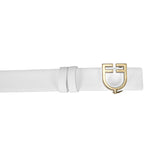 Equestro Double Face Smooth Leather Belt #colour_white-pink-gold