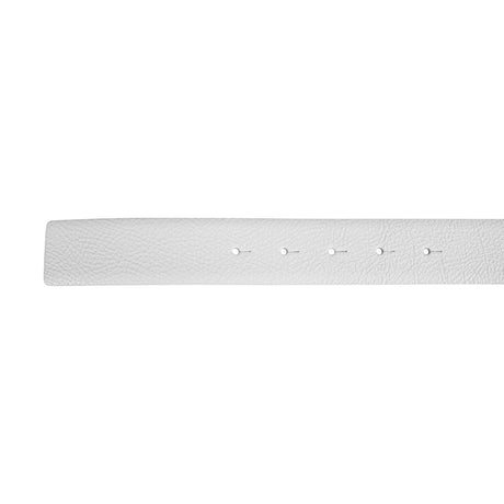 Equestro Double Face Smooth Leather Belt #colour_white-pink-gold