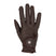 Equestro Unisex Gloves In Soft Synthetic Leather With Velcro Fastening #colour_brown