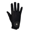 Equestro Unisex Gloves In Technical Fabric And Mesh #colour_black