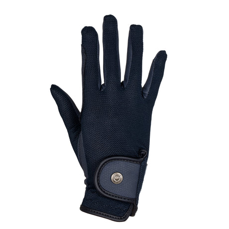 Equestro Unisex Gloves In Technical Fabric And Mesh #colour_blue