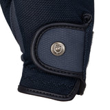 Equestro Unisex Gloves In Technical Fabric And Mesh #colour_blue